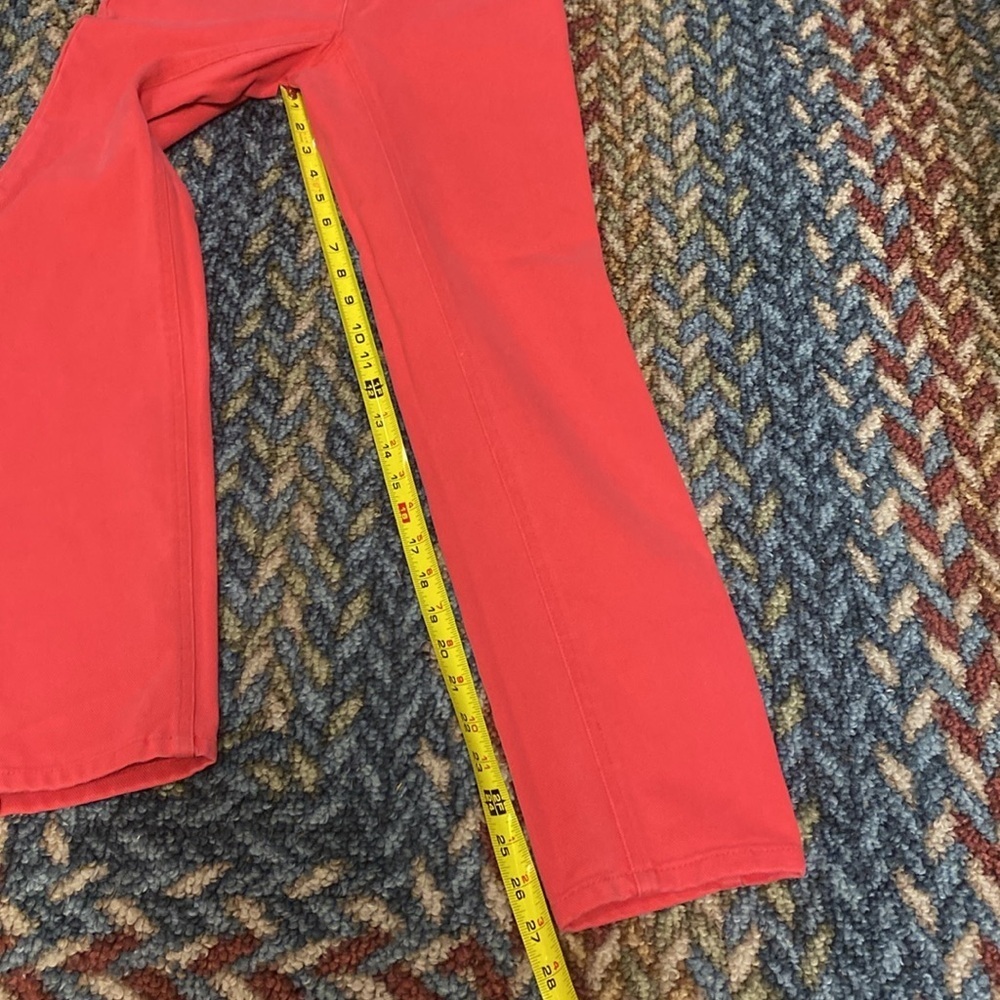Vintage Lizwear Petite Size 2 Coral Straight Leg Jeans - Picture 16 of 16